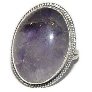 Ametrine Sterling Silver Ring Size 8